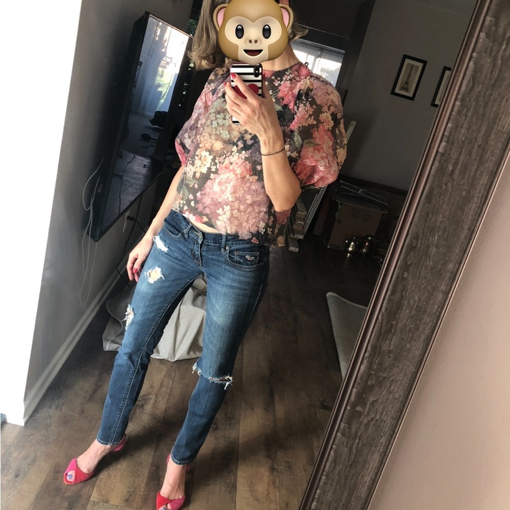 H&M Multicolor Floral Blouse